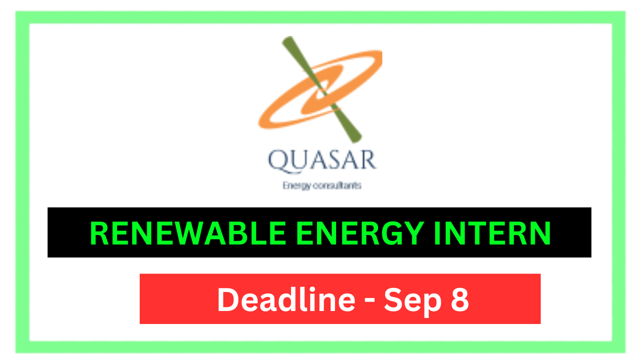 Renewable Energy Internship at Quasar Energy Consultants