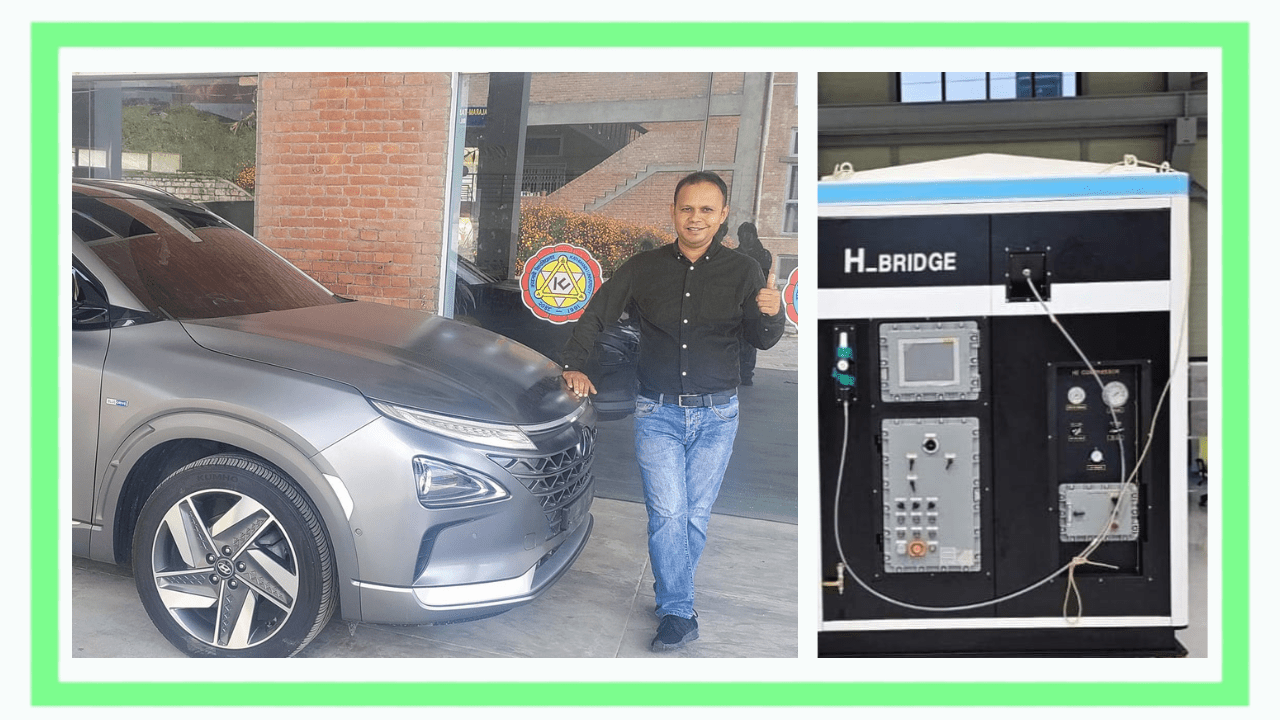 Green Hydrogen Refueling in Hydrogen Car Started in Nepal